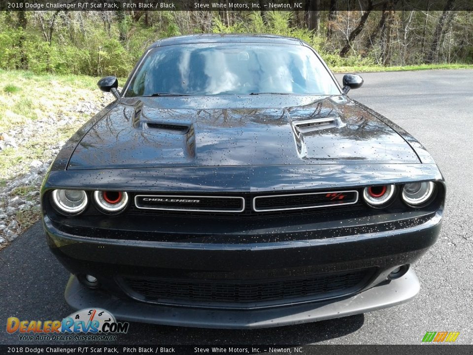 2018 Dodge Challenger R/T Scat Pack Pitch Black / Black Photo #3