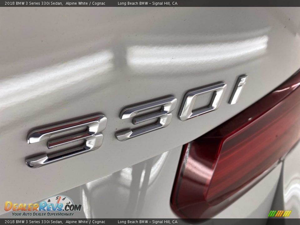 2018 BMW 3 Series 330i Sedan Alpine White / Cognac Photo #11