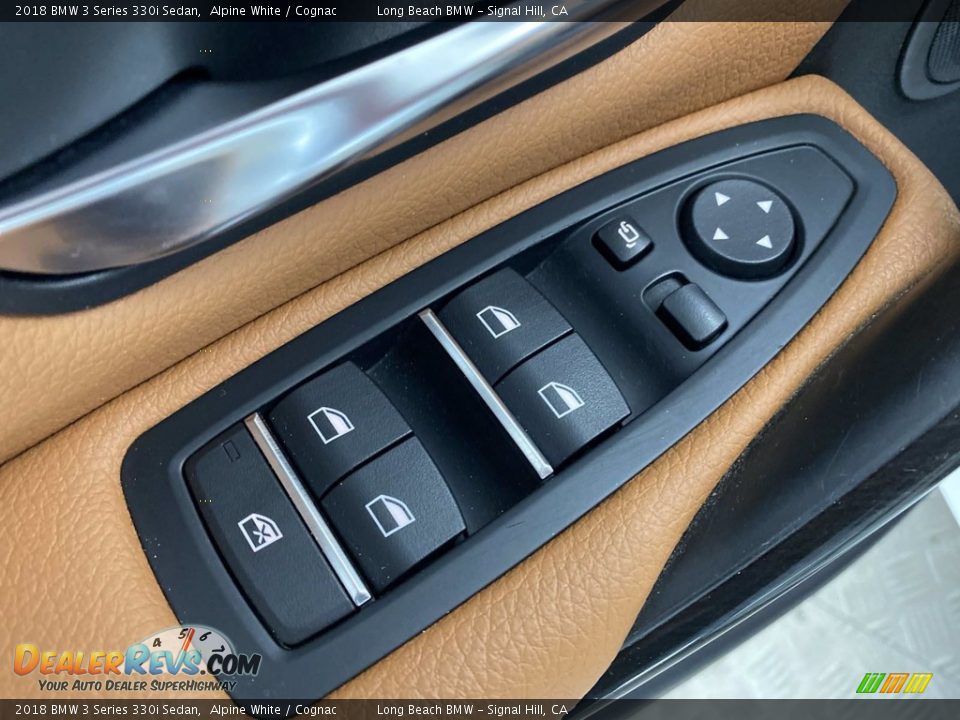 2018 BMW 3 Series 330i Sedan Alpine White / Cognac Photo #14