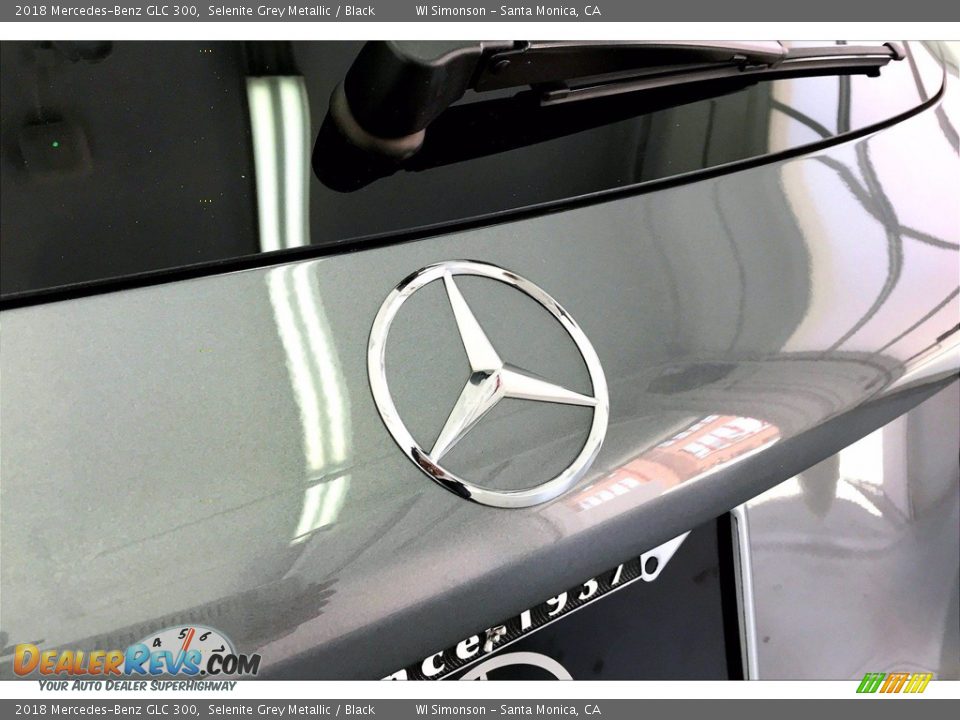 2018 Mercedes-Benz GLC 300 Selenite Grey Metallic / Black Photo #7