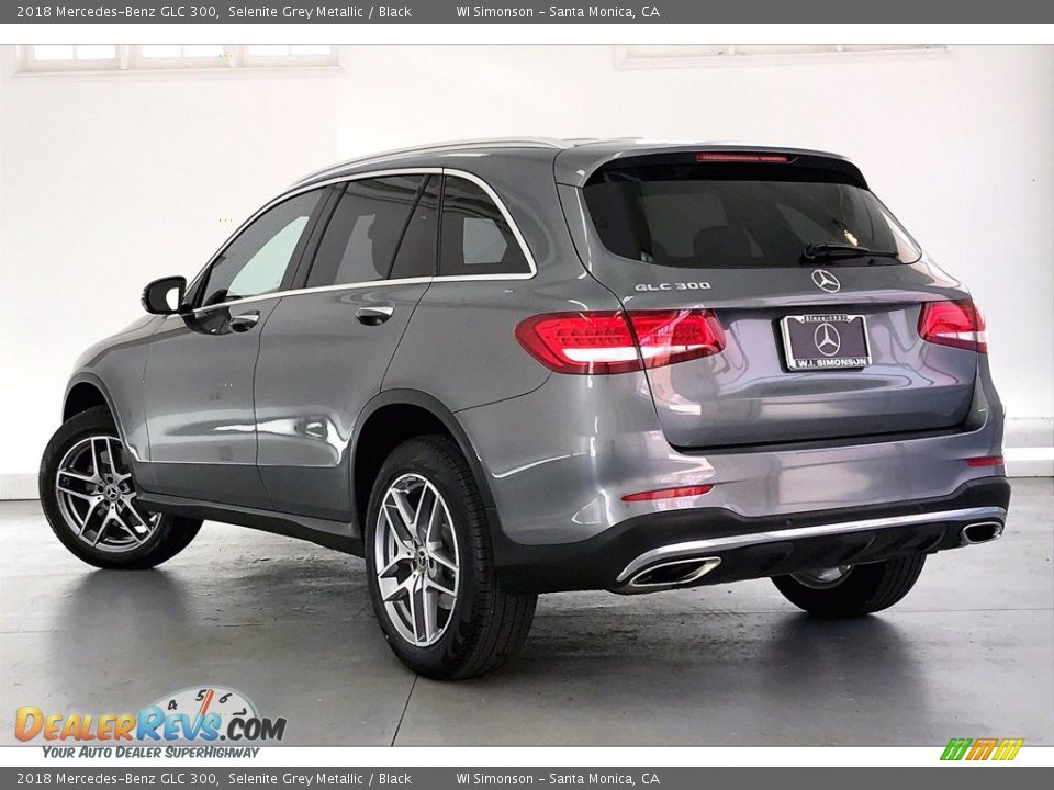 2018 Mercedes-Benz GLC 300 Selenite Grey Metallic / Black Photo #10