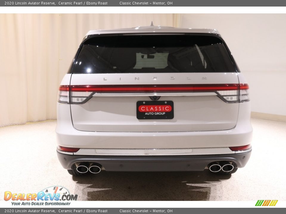 2020 Lincoln Aviator Reserve Ceramic Pearl / Ebony Roast Photo #24