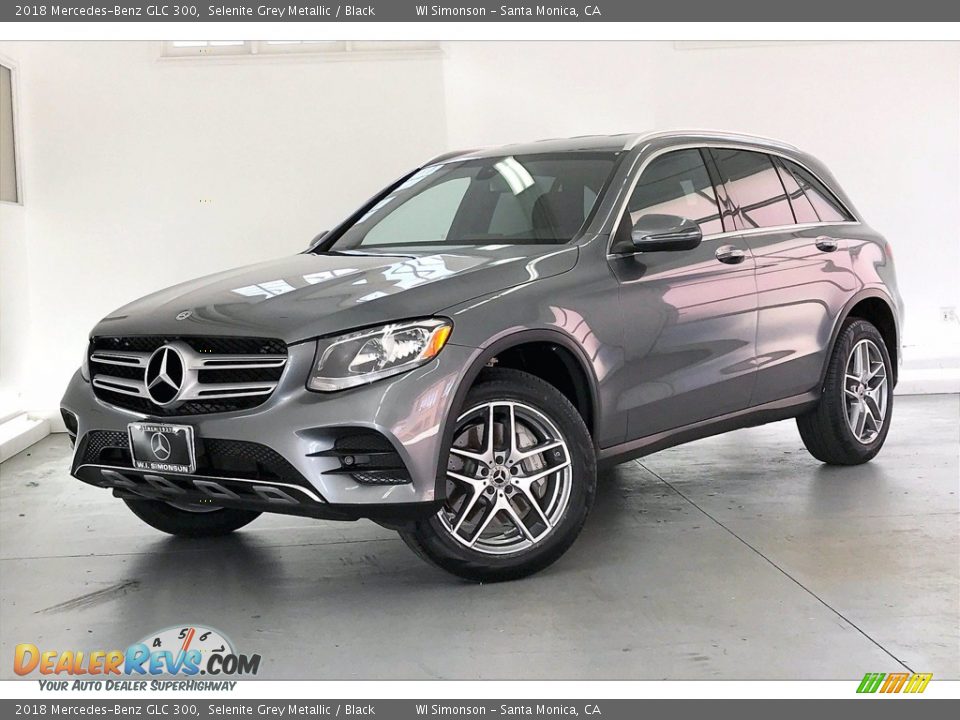 2018 Mercedes-Benz GLC 300 Selenite Grey Metallic / Black Photo #12