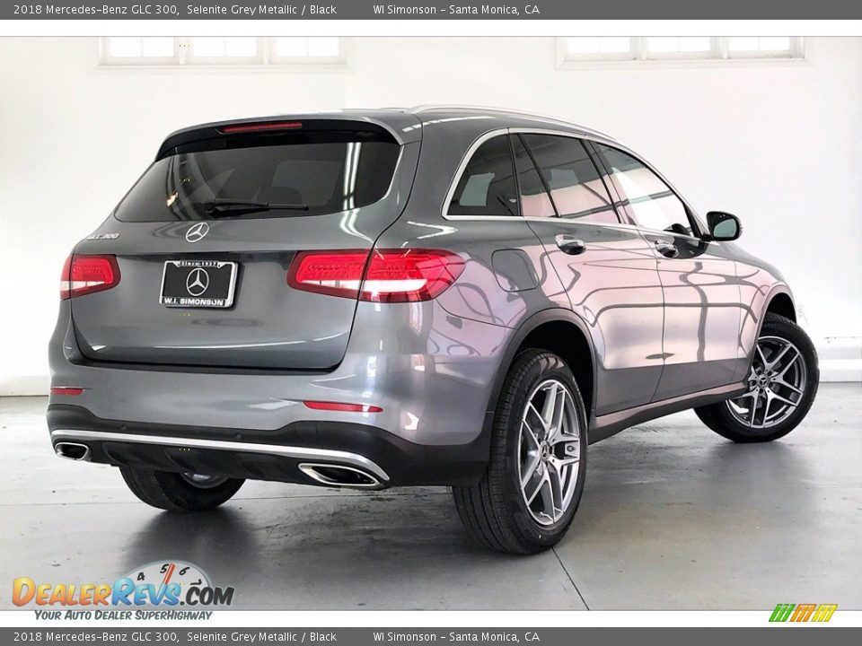 2018 Mercedes-Benz GLC 300 Selenite Grey Metallic / Black Photo #13