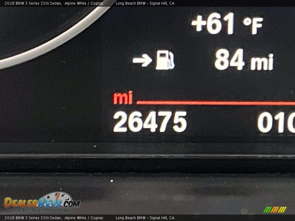 2018 BMW 3 Series 330i Sedan Alpine White / Cognac Photo #22