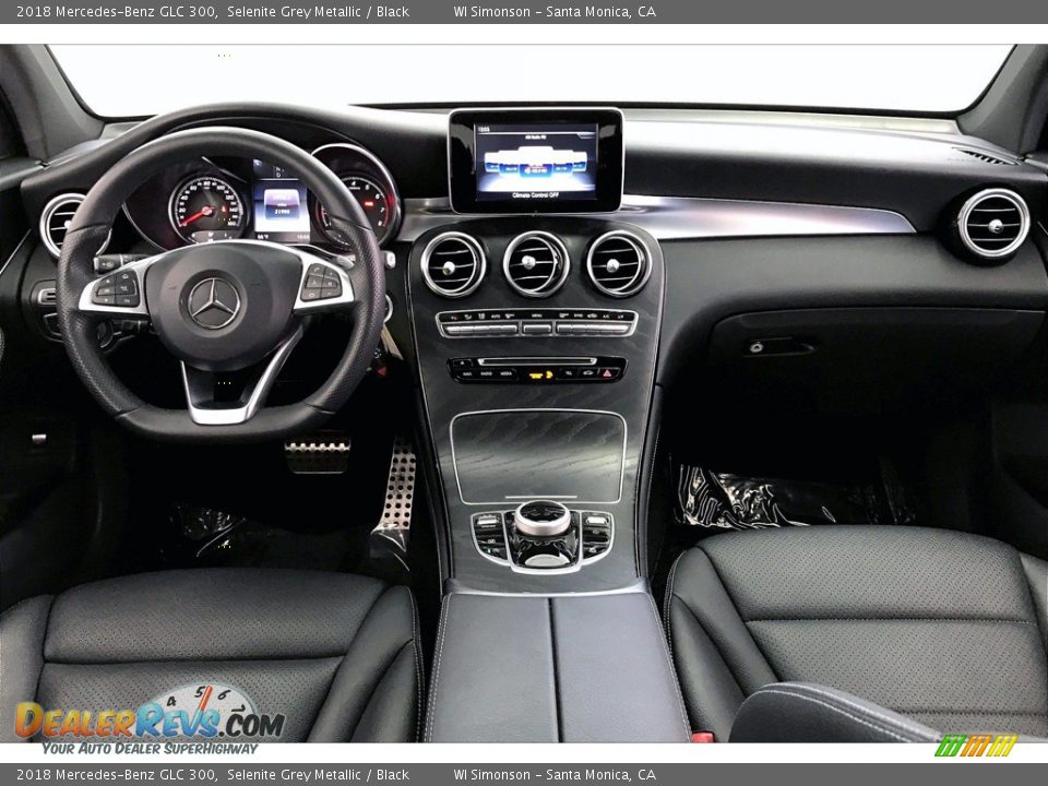 2018 Mercedes-Benz GLC 300 Selenite Grey Metallic / Black Photo #15