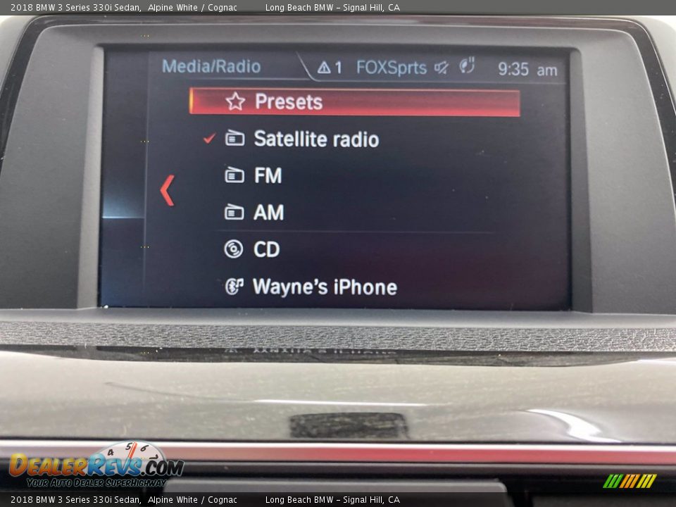 2018 BMW 3 Series 330i Sedan Alpine White / Cognac Photo #23