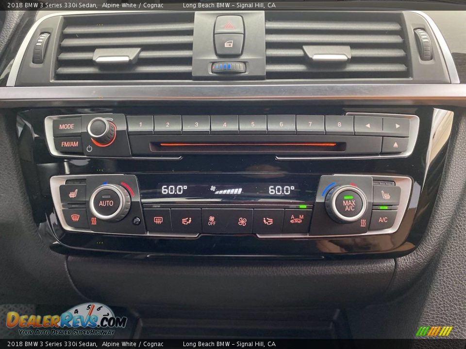 2018 BMW 3 Series 330i Sedan Alpine White / Cognac Photo #25