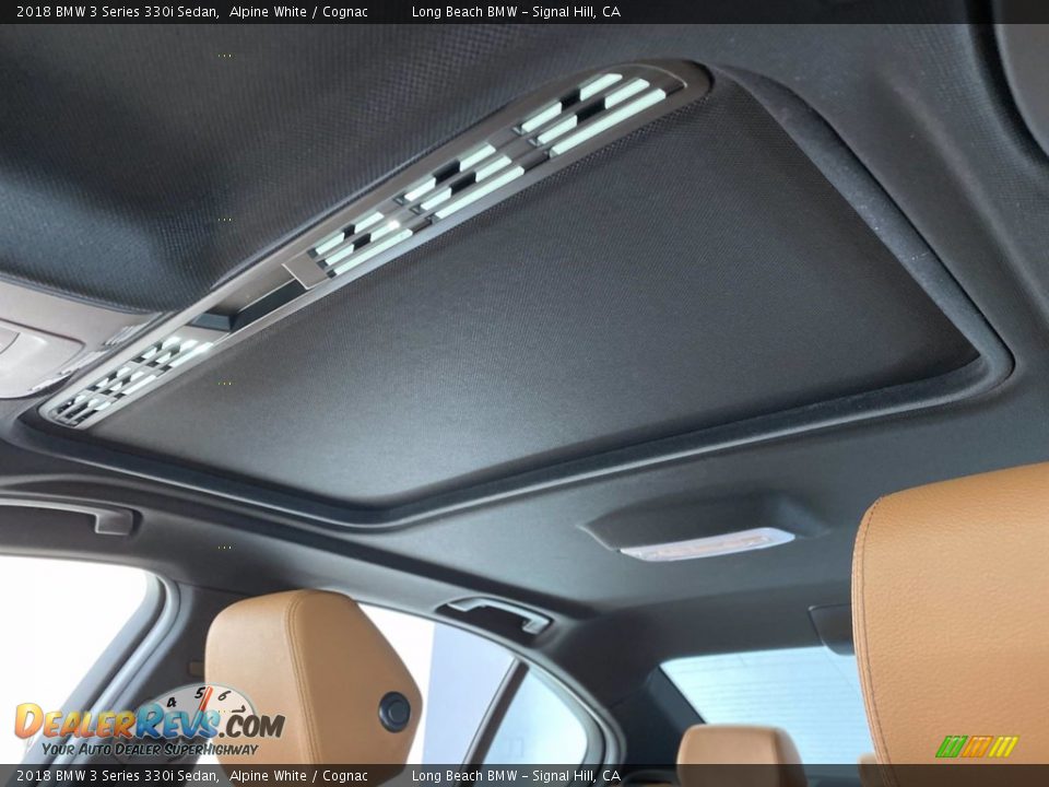 2018 BMW 3 Series 330i Sedan Alpine White / Cognac Photo #31
