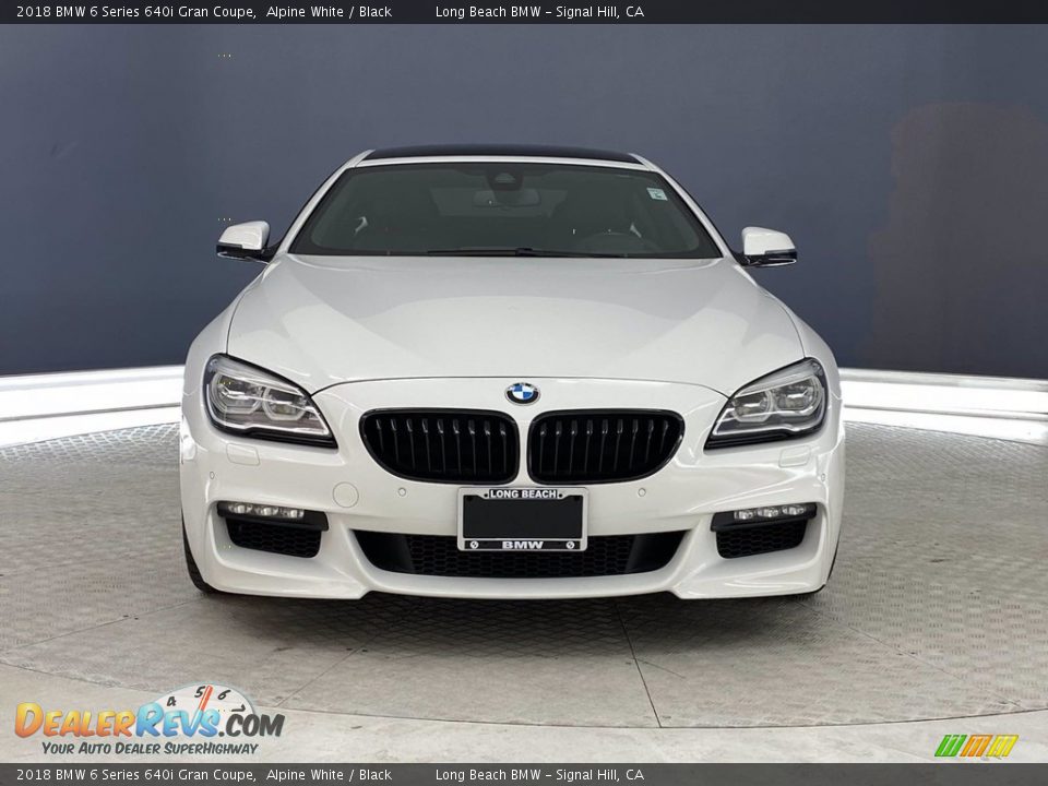 2018 BMW 6 Series 640i Gran Coupe Alpine White / Black Photo #2