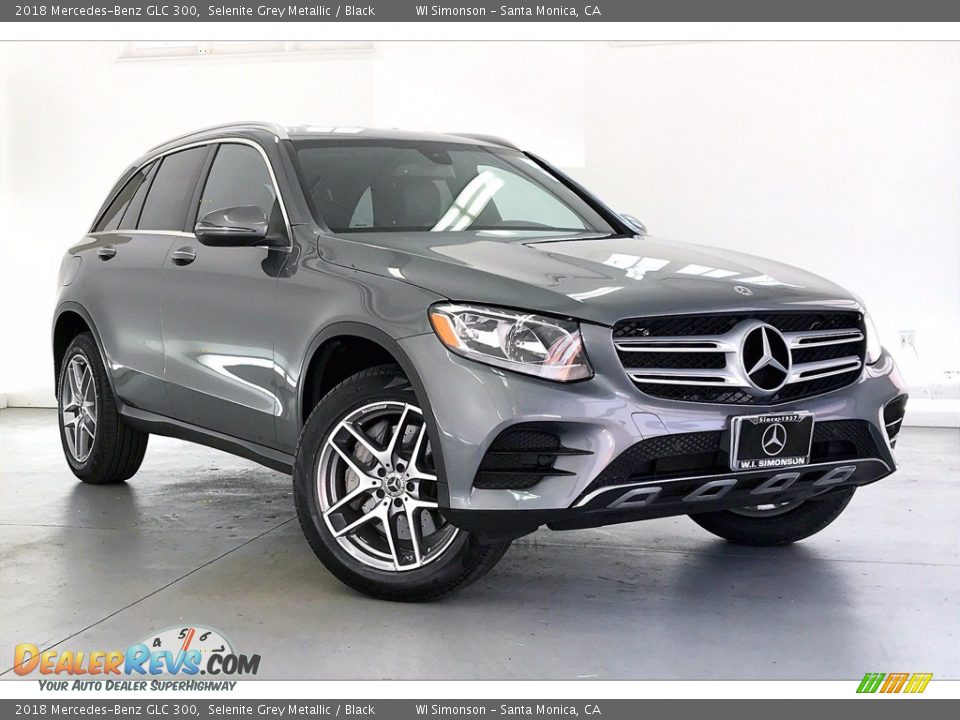 2018 Mercedes-Benz GLC 300 Selenite Grey Metallic / Black Photo #34