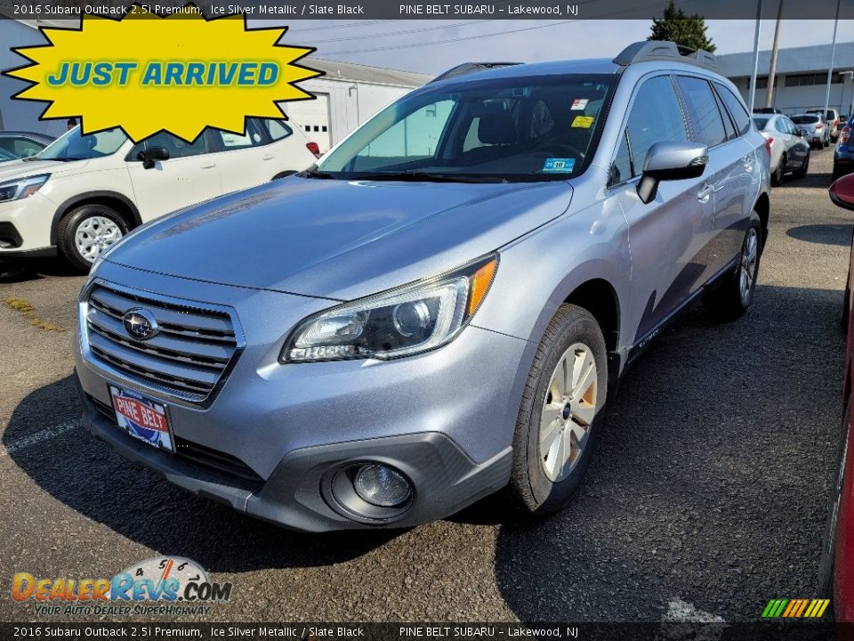 2016 Subaru Outback 2.5i Premium Ice Silver Metallic / Slate Black Photo #1