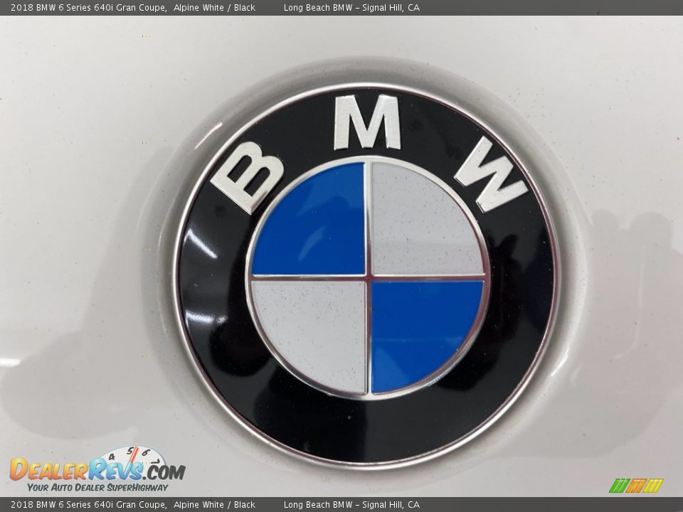 2018 BMW 6 Series 640i Gran Coupe Alpine White / Black Photo #8