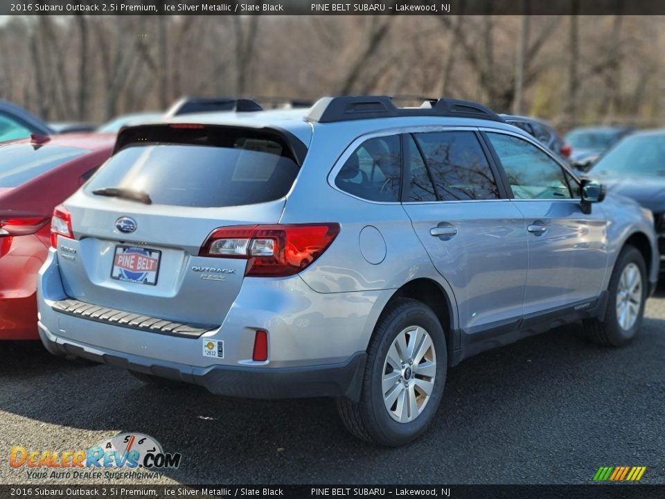 2016 Subaru Outback 2.5i Premium Ice Silver Metallic / Slate Black Photo #3