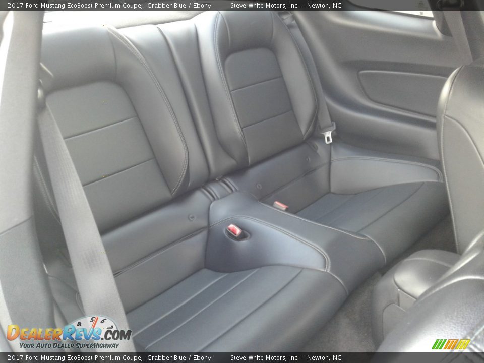 2017 Ford Mustang EcoBoost Premium Coupe Grabber Blue / Ebony Photo #14