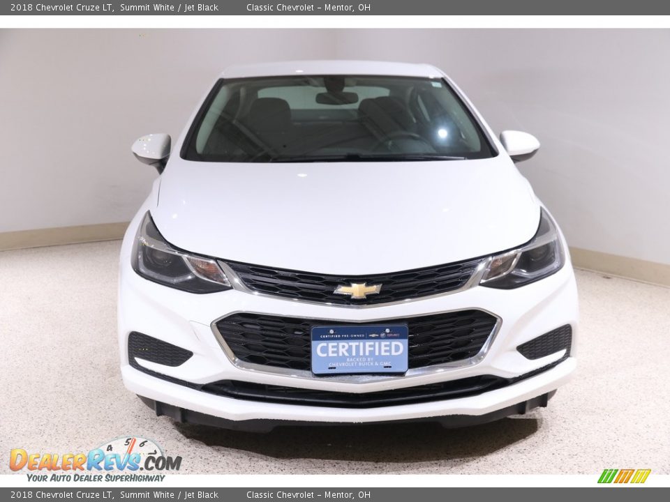 2018 Chevrolet Cruze LT Summit White / Jet Black Photo #2