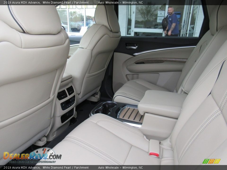 2019 Acura MDX Advance White Diamond Pearl / Parchment Photo #10