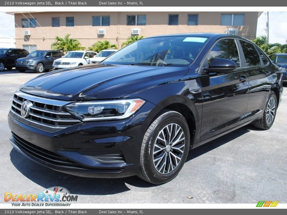 2019 Volkswagen Jetta SEL Black / Titan Black Photo #5