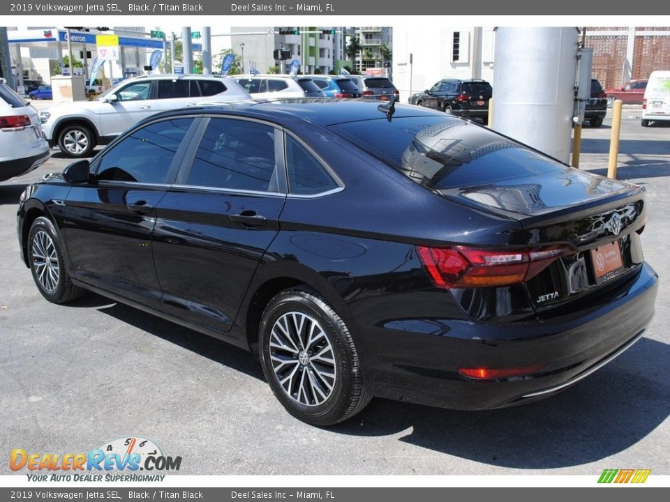 2019 Volkswagen Jetta SEL Black / Titan Black Photo #6