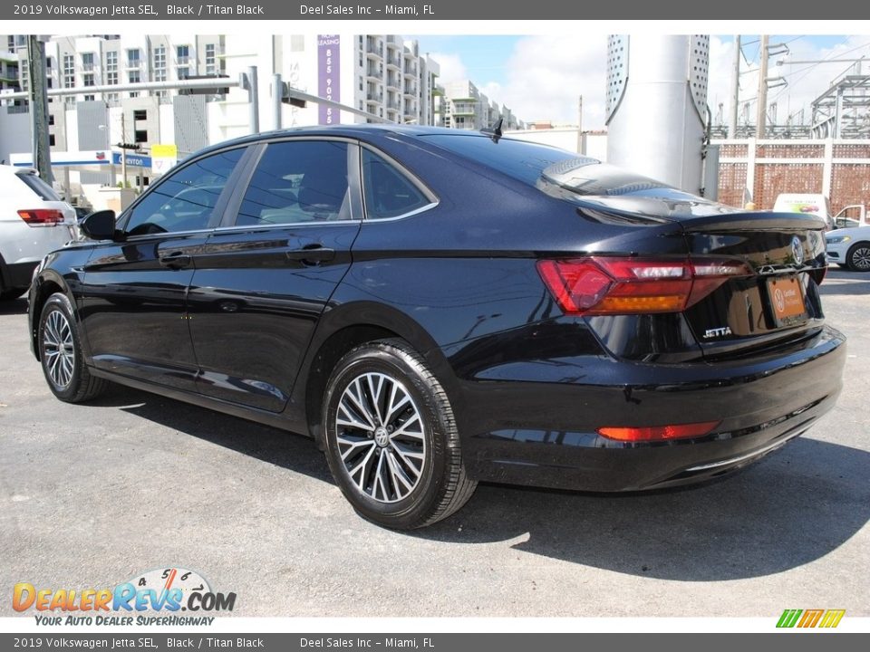 2019 Volkswagen Jetta SEL Black / Titan Black Photo #7
