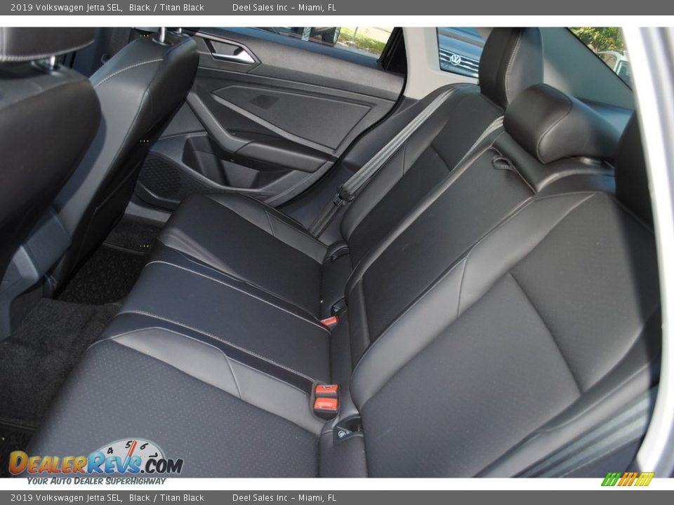 2019 Volkswagen Jetta SEL Black / Titan Black Photo #11