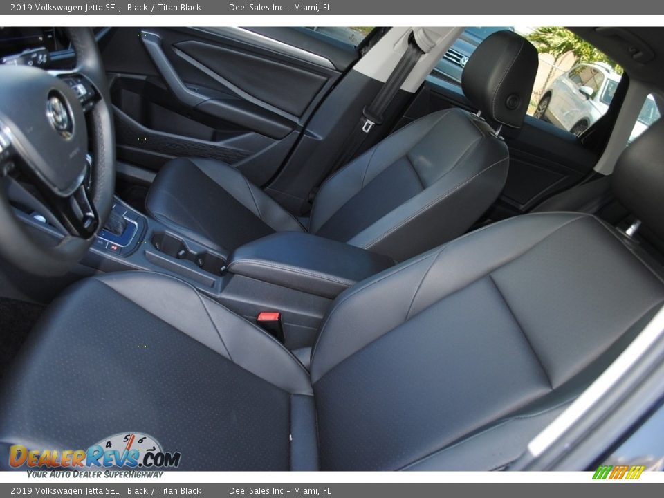2019 Volkswagen Jetta SEL Black / Titan Black Photo #12