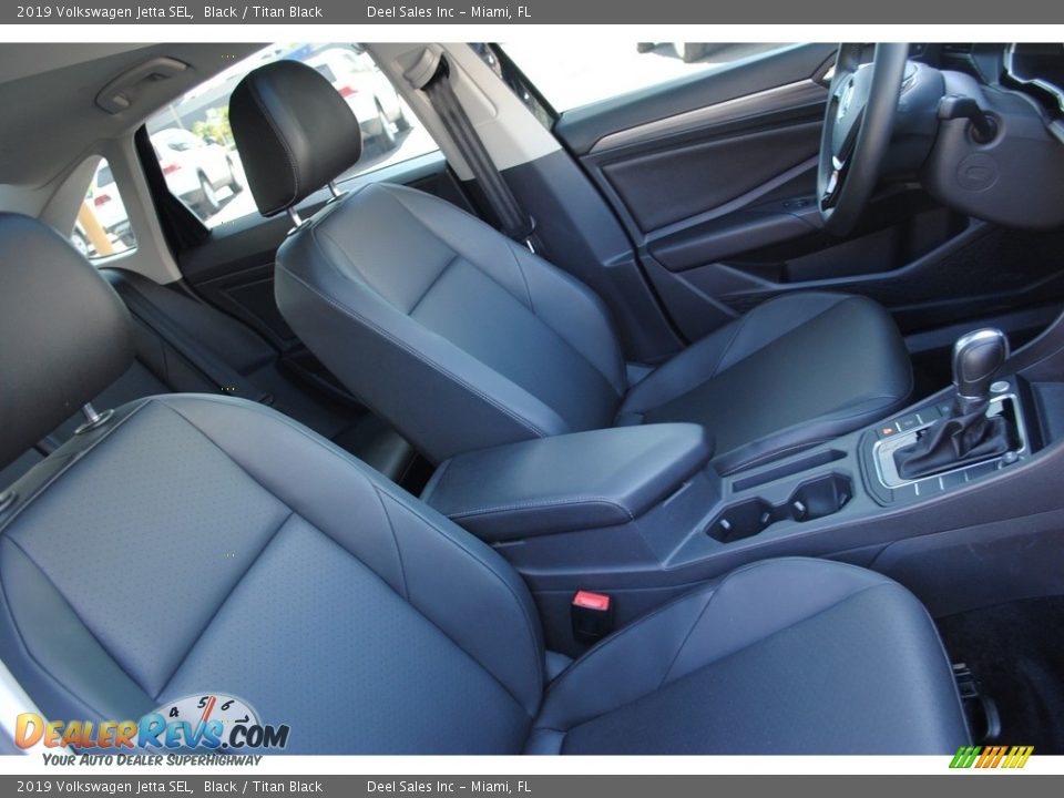 2019 Volkswagen Jetta SEL Black / Titan Black Photo #18