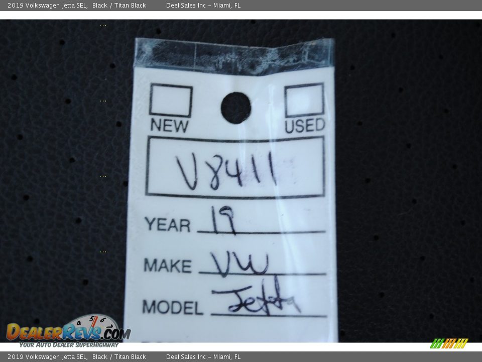 2019 Volkswagen Jetta SEL Black / Titan Black Photo #20
