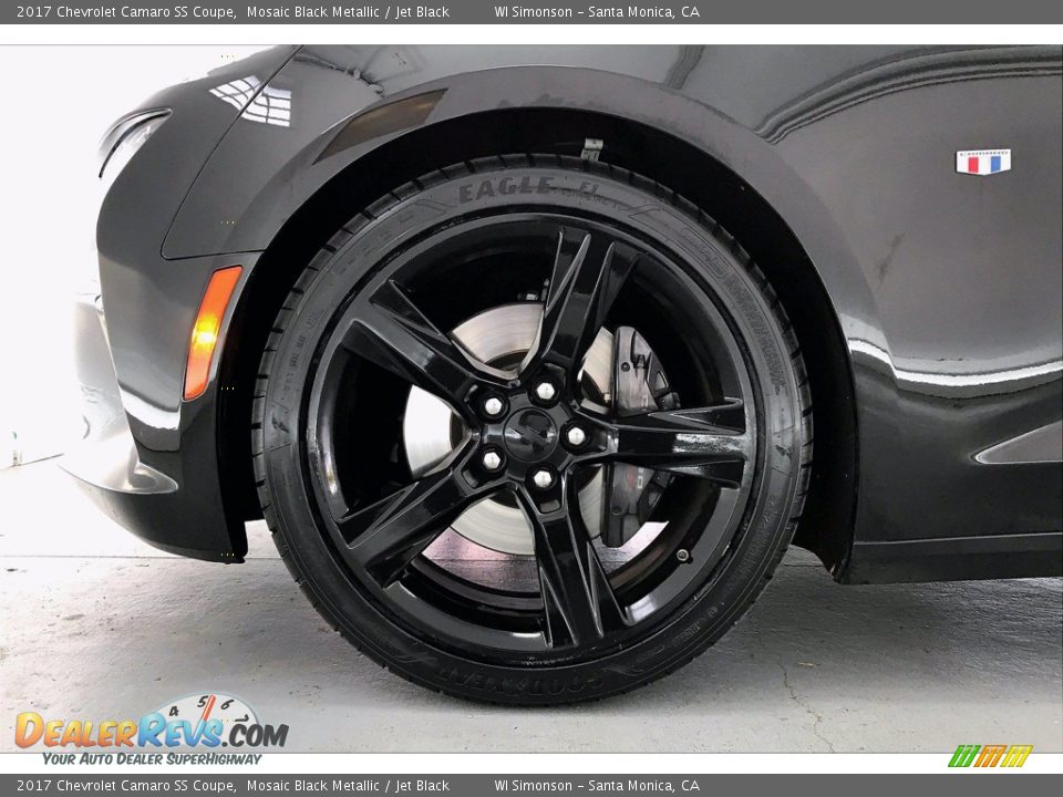 2017 Chevrolet Camaro SS Coupe Mosaic Black Metallic / Jet Black Photo #8
