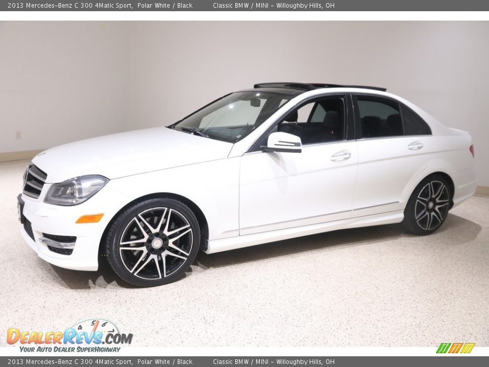 2013 Mercedes-Benz C 300 4Matic Sport Polar White / Black Photo #3