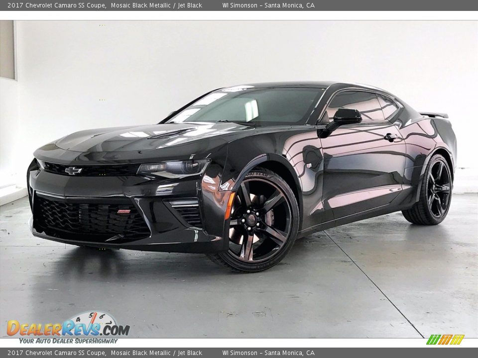 2017 Chevrolet Camaro SS Coupe Mosaic Black Metallic / Jet Black Photo #12