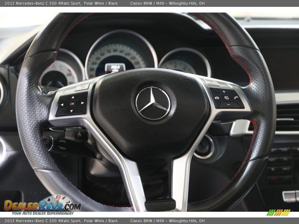 2013 Mercedes-Benz C 300 4Matic Sport Polar White / Black Photo #8