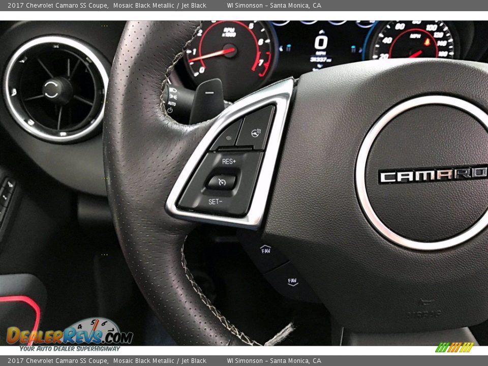 2017 Chevrolet Camaro SS Coupe Mosaic Black Metallic / Jet Black Photo #21