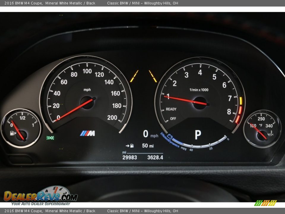 2016 BMW M4 Coupe Gauges Photo #9