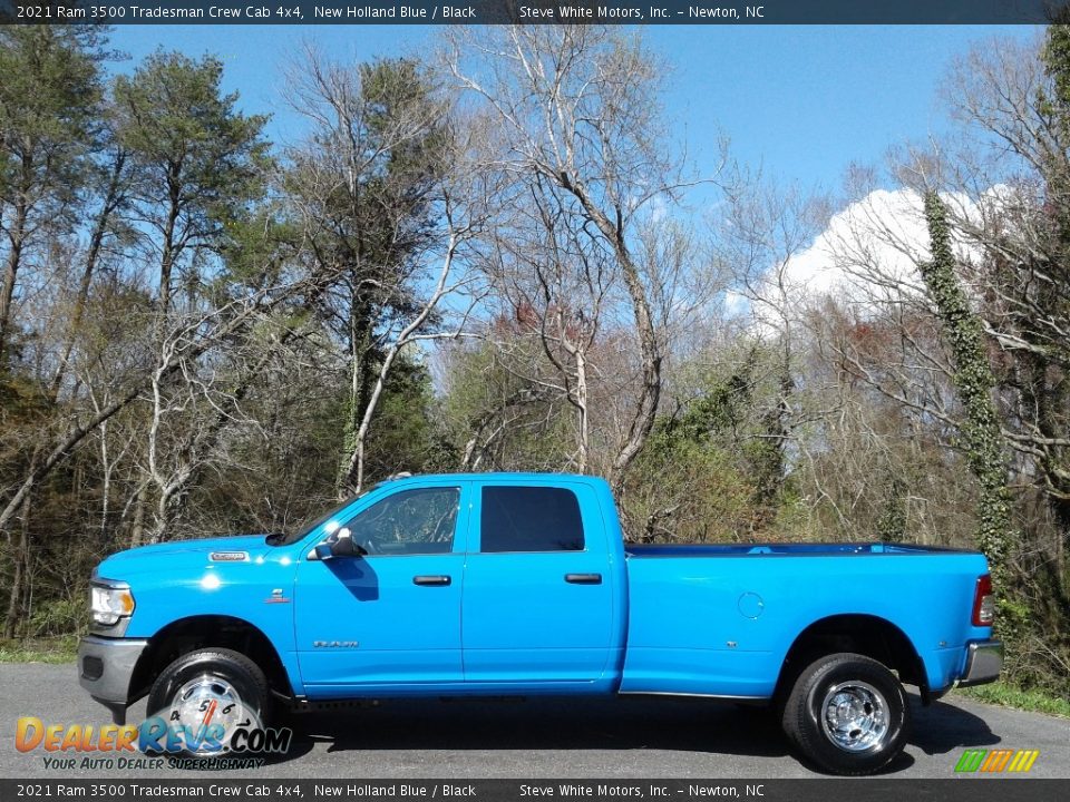 2021 Ram 3500 Tradesman Crew Cab 4x4 New Holland Blue / Black Photo #1