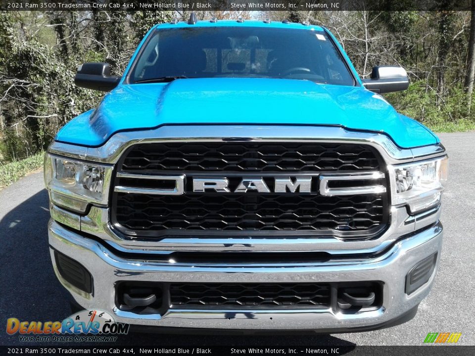 2021 Ram 3500 Tradesman Crew Cab 4x4 New Holland Blue / Black Photo #3