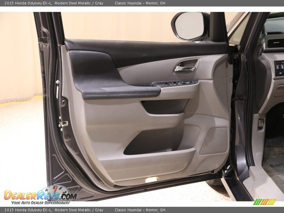 2015 Honda Odyssey EX-L Modern Steel Metallic / Gray Photo #4