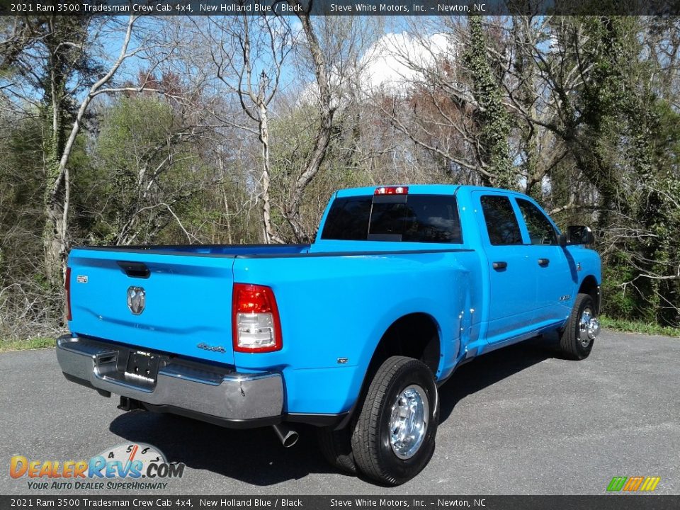 2021 Ram 3500 Tradesman Crew Cab 4x4 New Holland Blue / Black Photo #6
