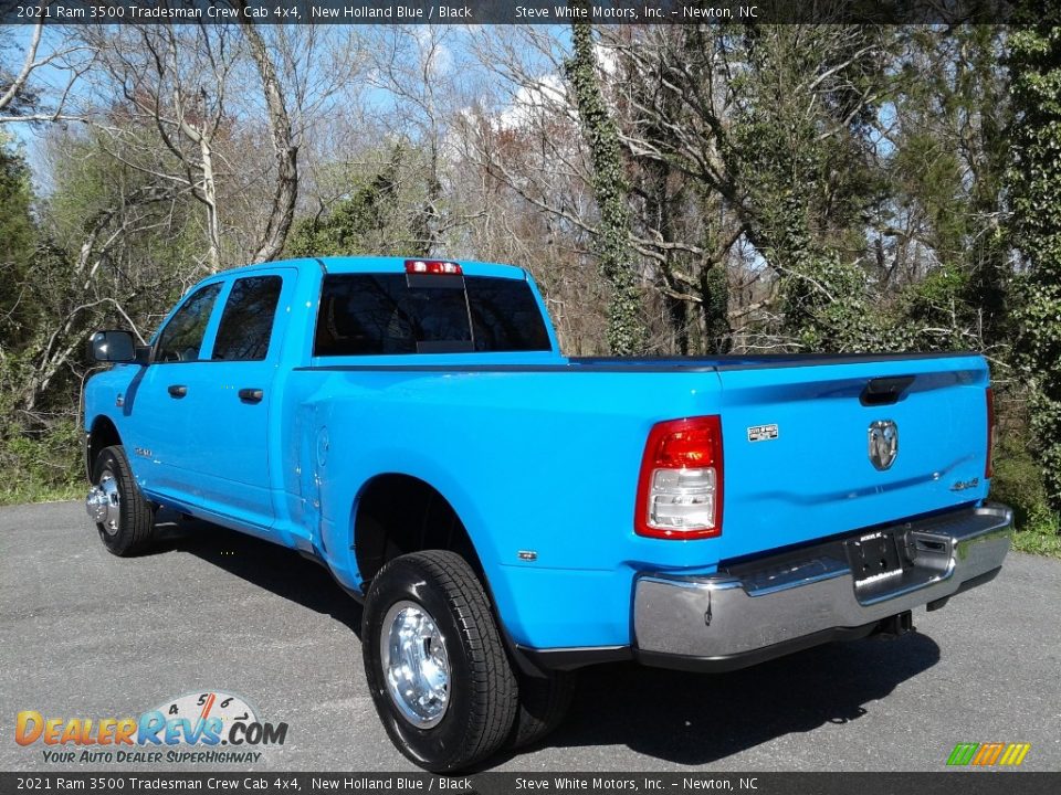 2021 Ram 3500 Tradesman Crew Cab 4x4 New Holland Blue / Black Photo #9