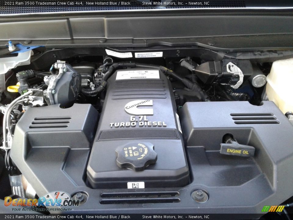 2021 Ram 3500 Tradesman Crew Cab 4x4 New Holland Blue / Black Photo #10