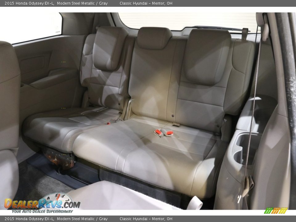 2015 Honda Odyssey EX-L Modern Steel Metallic / Gray Photo #20