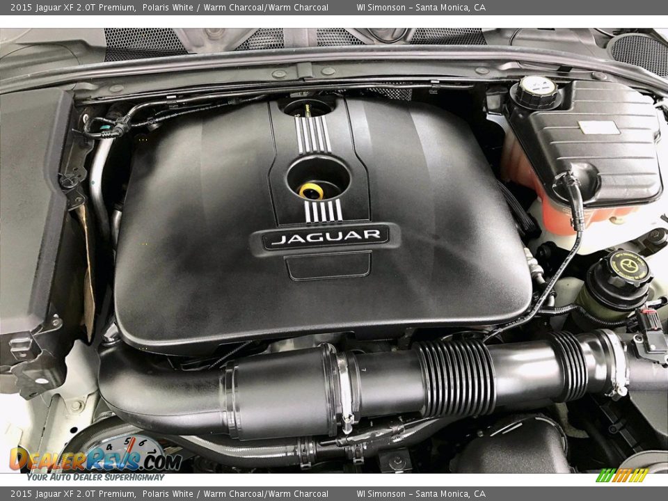 2015 Jaguar XF 2.0T Premium Polaris White / Warm Charcoal/Warm Charcoal Photo #32