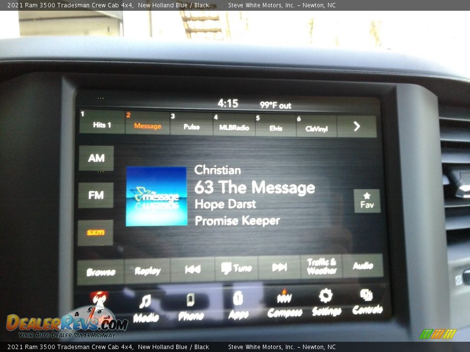 2021 Ram 3500 Tradesman Crew Cab 4x4 New Holland Blue / Black Photo #22