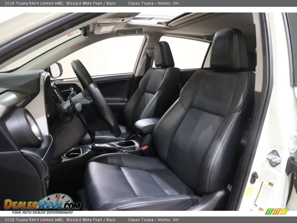2018 Toyota RAV4 Limited AWD Blizzard White Pearl / Black Photo #5