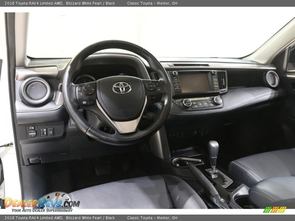 2018 Toyota RAV4 Limited AWD Blizzard White Pearl / Black Photo #6
