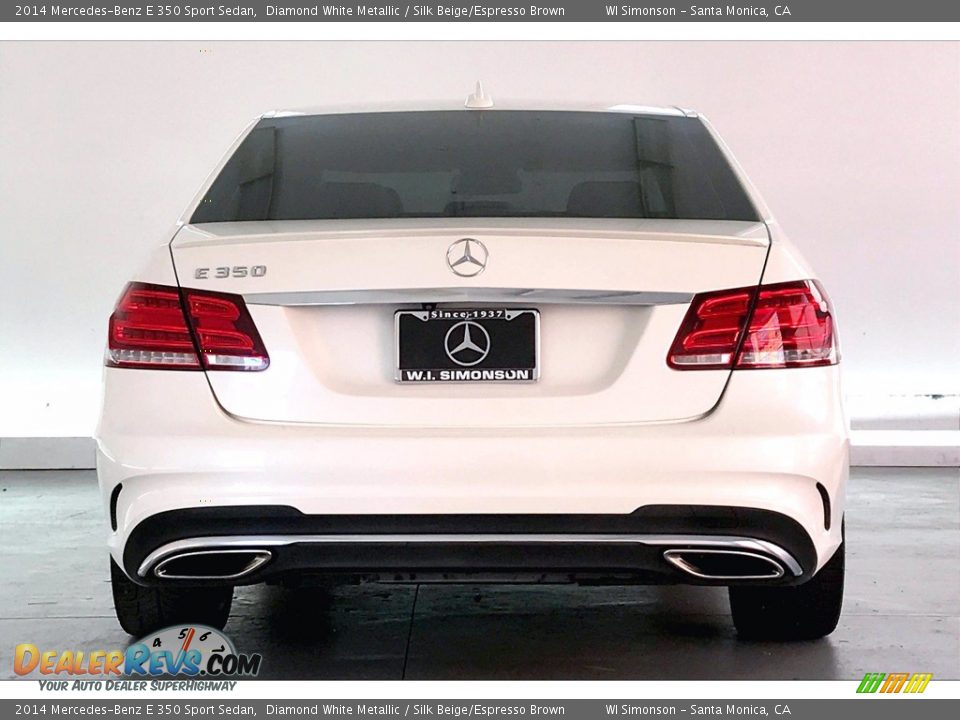 2014 Mercedes-Benz E 350 Sport Sedan Diamond White Metallic / Silk Beige/Espresso Brown Photo #3