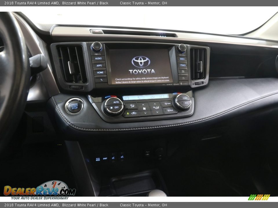 2018 Toyota RAV4 Limited AWD Blizzard White Pearl / Black Photo #9
