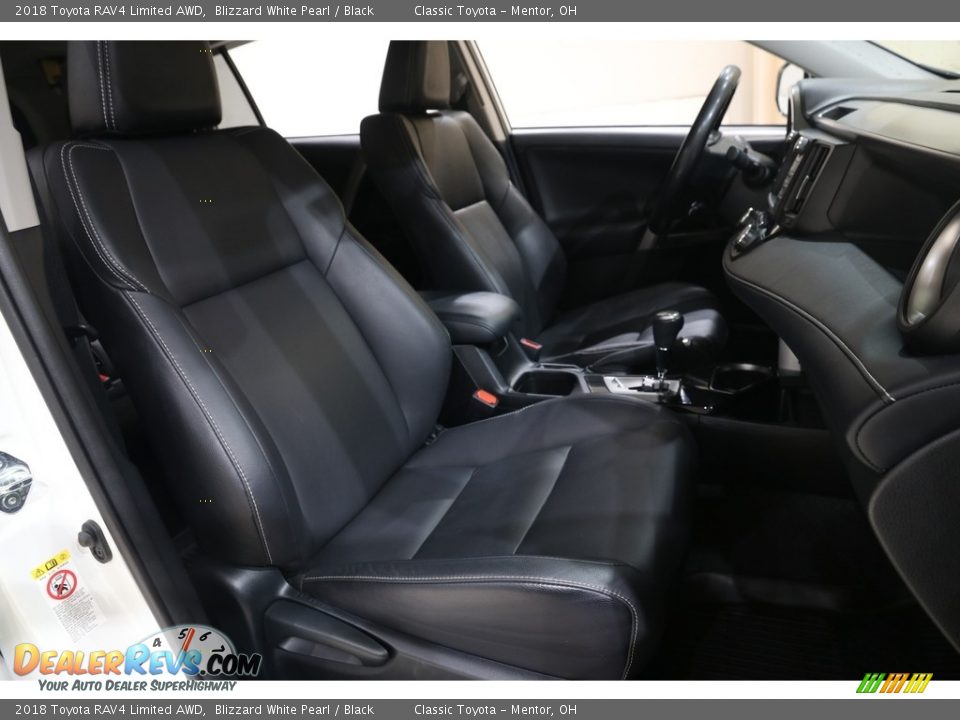 2018 Toyota RAV4 Limited AWD Blizzard White Pearl / Black Photo #15