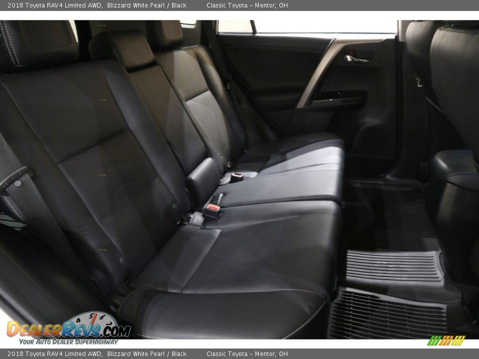 2018 Toyota RAV4 Limited AWD Blizzard White Pearl / Black Photo #16