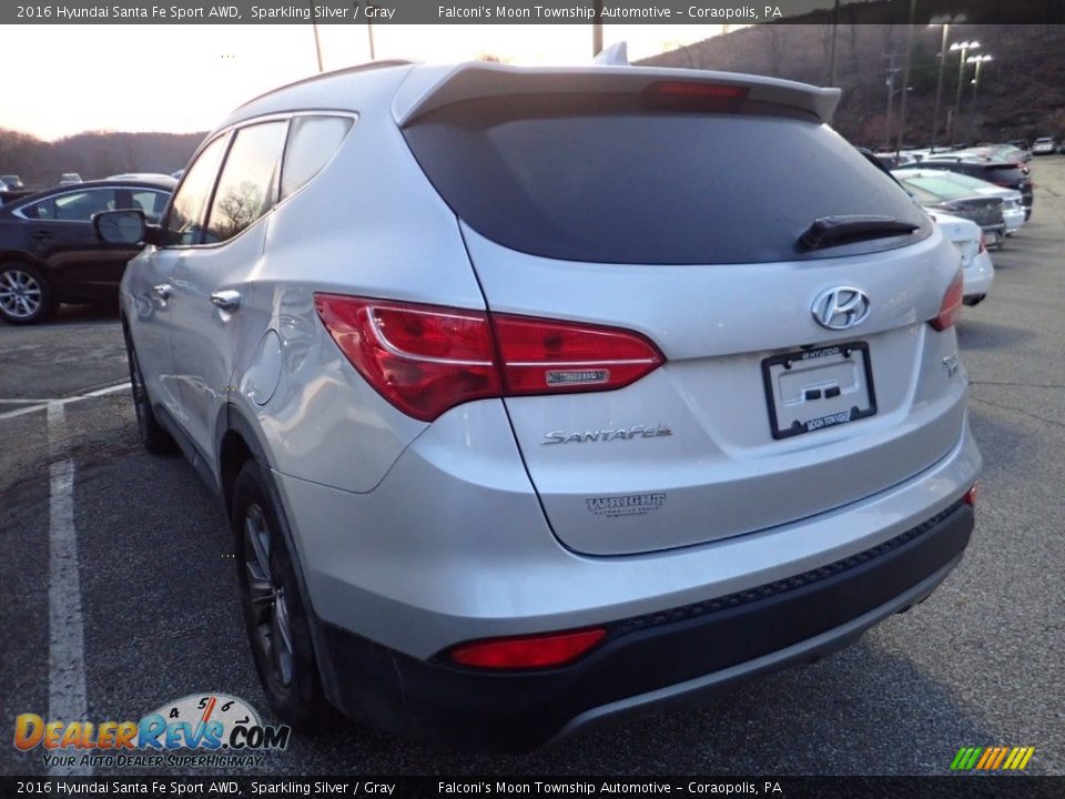 2016 Hyundai Santa Fe Sport AWD Sparkling Silver / Gray Photo #2